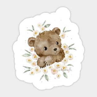 Pikaboo bear Sticker